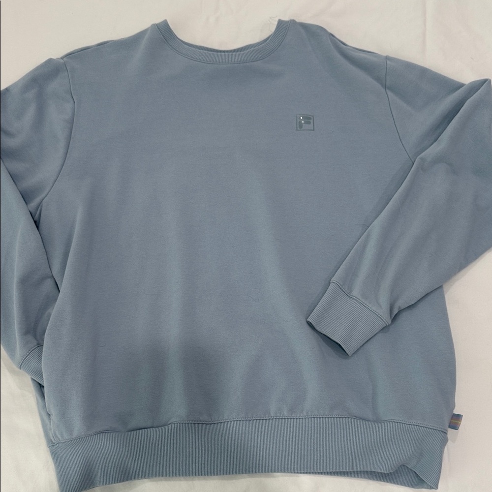 Ladies Fila Blue Crewneck Sweatshirt